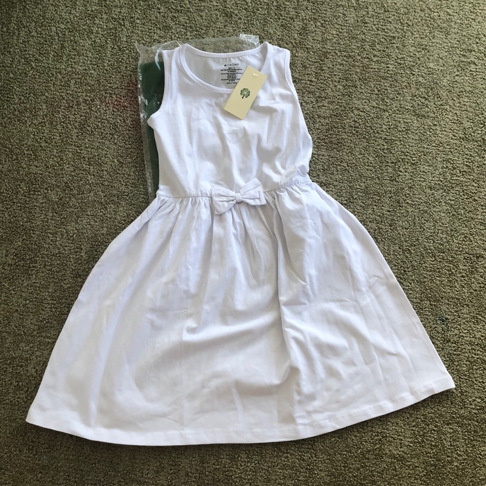 White dress youth size 9-10 never worn!